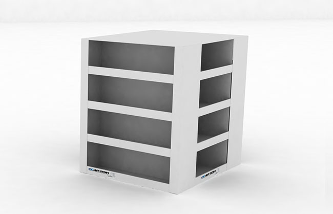 DCartón. Desarrollos diseño personalizado de exhibidor pallet en México