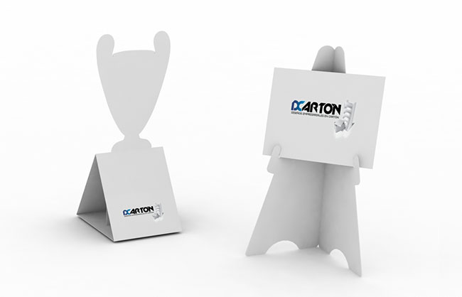 DCartón. Desarrollos standee diseño personalizado en cartón en México